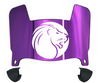 North Alabama Lions Mini Football Helmet Visor Shield w/ Clips - PICK VISOR & LOGO COLOR
