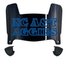North Carolina AT&T Aggies Mini Football Helmet Visor Shield w/ Clips - PICK VISOR & LOGO COLOR