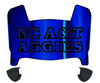 North Carolina AT&T Aggies Mini Football Helmet Visor Shield w/ Clips - PICK VISOR & LOGO COLOR