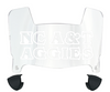 North Carolina AT&T Aggies Mini Football Helmet Visor Shield w/ Clips - PICK VISOR & LOGO COLOR