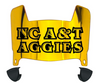 North Carolina AT&T Aggies Mini Football Helmet Visor Shield w/ Clips - PICK VISOR & LOGO COLOR
