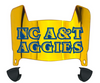 North Carolina AT&T Aggies Mini Football Helmet Visor Shield w/ Clips - PICK VISOR & LOGO COLOR