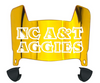 North Carolina AT&T Aggies Mini Football Helmet Visor Shield w/ Clips - PICK VISOR & LOGO COLOR