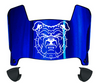 North Carolina AT&T Aggies Mini Football Helmet Visor Shield w/ Clips - PICK VISOR & LOGO COLOR