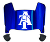 North Carolina AT&T Aggies Mini Football Helmet Visor Shield w/ Clips - PICK VISOR & LOGO COLOR