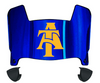 North Carolina AT&T Aggies Mini Football Helmet Visor Shield w/ Clips - PICK VISOR & LOGO COLOR