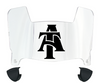 North Carolina AT&T Aggies Mini Football Helmet Visor Shield w/ Clips - PICK VISOR & LOGO COLOR