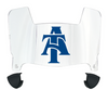 North Carolina AT&T Aggies Mini Football Helmet Visor Shield w/ Clips - PICK VISOR & LOGO COLOR