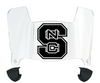 North Carolina NC State Wolfpack Mini Football Helmet Visor Shield w/ Clips - PICK VISOR & LOGO COLOR