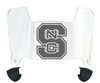 North Carolina NC State Wolfpack Mini Football Helmet Visor Shield w/ Clips - PICK VISOR & LOGO COLOR