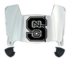 North Carolina NC State Wolfpack Mini Football Helmet Visor Shield w/ Clips - PICK VISOR & LOGO COLOR