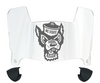 North Carolina NC State Wolfpack Mini Football Helmet Visor Shield w/ Clips - PICK VISOR & LOGO COLOR