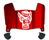 North Carolina NC State Wolfpack Mini Football Helmet Visor Shield w/ Clips - PICK VISOR & LOGO COLOR