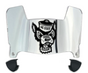 North Carolina NC State Wolfpack Mini Football Helmet Visor Shield w/ Clips - PICK VISOR & LOGO COLOR