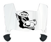 North Carolina NC State Wolfpack Mini Football Helmet Visor Shield w/ Clips - PICK VISOR & LOGO COLOR
