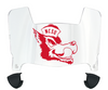 North Carolina NC State Wolfpack Mini Football Helmet Visor Shield w/ Clips - PICK VISOR & LOGO COLOR