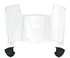 North Carolina NC State Wolfpack Mini Football Helmet Visor Shield w/ Clips - PICK VISOR & LOGO COLOR