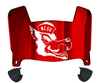North Carolina NC State Wolfpack Mini Football Helmet Visor Shield w/ Clips - PICK VISOR & LOGO COLOR