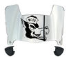 North Carolina NC State Wolfpack Mini Football Helmet Visor Shield w/ Clips - PICK VISOR & LOGO COLOR