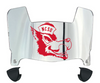 North Carolina NC State Wolfpack Mini Football Helmet Visor Shield w/ Clips - PICK VISOR & LOGO COLOR