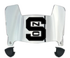 North Carolina NC State Wolfpack Mini Football Helmet Visor Shield w/ Clips - PICK VISOR & LOGO COLOR