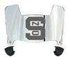 North Carolina NC State Wolfpack Mini Football Helmet Visor Shield w/ Clips - PICK VISOR & LOGO COLOR