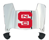 North Carolina NC State Wolfpack Mini Football Helmet Visor Shield w/ Clips - PICK VISOR & LOGO COLOR