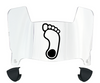 North Carolina Tar Heels Mini Football Helmet Visor Shield w/ Clips - PICK VISOR & LOGO COLOR