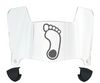North Carolina Tar Heels Mini Football Helmet Visor Shield w/ Clips - PICK VISOR & LOGO COLOR