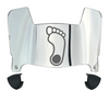 North Carolina Tar Heels Mini Football Helmet Visor Shield w/ Clips - PICK VISOR & LOGO COLOR