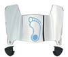 North Carolina Tar Heels Mini Football Helmet Visor Shield w/ Clips - PICK VISOR & LOGO COLOR