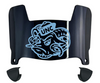 North Carolina Tar Heels Mini Football Helmet Visor Shield w/ Clips - PICK VISOR & LOGO COLOR