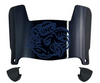 North Carolina Tar Heels Mini Football Helmet Visor Shield w/ Clips - PICK VISOR & LOGO COLOR