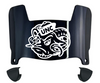 North Carolina Tar Heels Mini Football Helmet Visor Shield w/ Clips - PICK VISOR & LOGO COLOR
