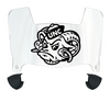 North Carolina Tar Heels Mini Football Helmet Visor Shield w/ Clips - PICK VISOR & LOGO COLOR