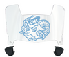 North Carolina Tar Heels Mini Football Helmet Visor Shield w/ Clips - PICK VISOR & LOGO COLOR