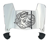 North Carolina Tar Heels Mini Football Helmet Visor Shield w/ Clips - PICK VISOR & LOGO COLOR