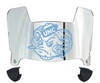 North Carolina Tar Heels Mini Football Helmet Visor Shield w/ Clips - PICK VISOR & LOGO COLOR