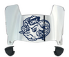 North Carolina Tar Heels Mini Football Helmet Visor Shield w/ Clips - PICK VISOR & LOGO COLOR