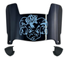 North Carolina Tar Heels Mini Football Helmet Visor Shield w/ Clips - PICK VISOR & LOGO COLOR