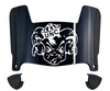 North Carolina Tar Heels Mini Football Helmet Visor Shield w/ Clips - PICK VISOR & LOGO COLOR