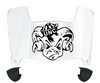 North Carolina Tar Heels Mini Football Helmet Visor Shield w/ Clips - PICK VISOR & LOGO COLOR