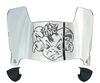 North Carolina Tar Heels Mini Football Helmet Visor Shield w/ Clips - PICK VISOR & LOGO COLOR