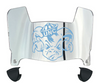 North Carolina Tar Heels Mini Football Helmet Visor Shield w/ Clips - PICK VISOR & LOGO COLOR