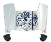 North Carolina Tar Heels Mini Football Helmet Visor Shield w/ Clips - PICK VISOR & LOGO COLOR