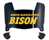 North Dakota State Bison Mini Football Helmet Visor Shield w/ Clips - PICK VISOR & LOGO COLOR