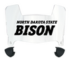 North Dakota State Bison Mini Football Helmet Visor Shield w/ Clips - PICK VISOR & LOGO COLOR