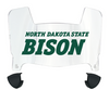 North Dakota State Bison Mini Football Helmet Visor Shield w/ Clips - PICK VISOR & LOGO COLOR