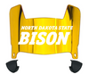North Dakota State Bison Mini Football Helmet Visor Shield w/ Clips - PICK VISOR & LOGO COLOR
