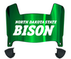 North Dakota State Bison Mini Football Helmet Visor Shield w/ Clips - PICK VISOR & LOGO COLOR